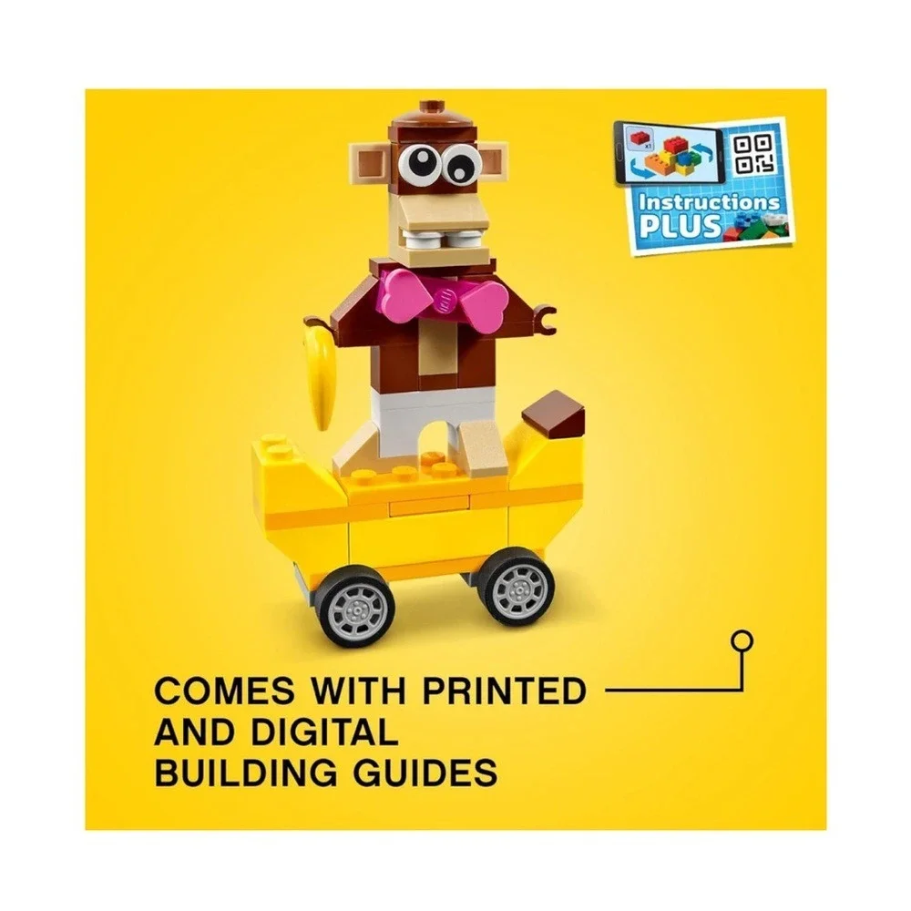LEGO Classic Bricks and Wheels 11014 Building Kit, 653 pieces.